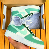 Custom Air Force 1 X olive green