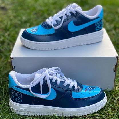 Tennessee Titans Custom Air Force 1’s