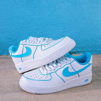 Lonely Mood Collection AF1 Sky Blue Outline Air Force 1