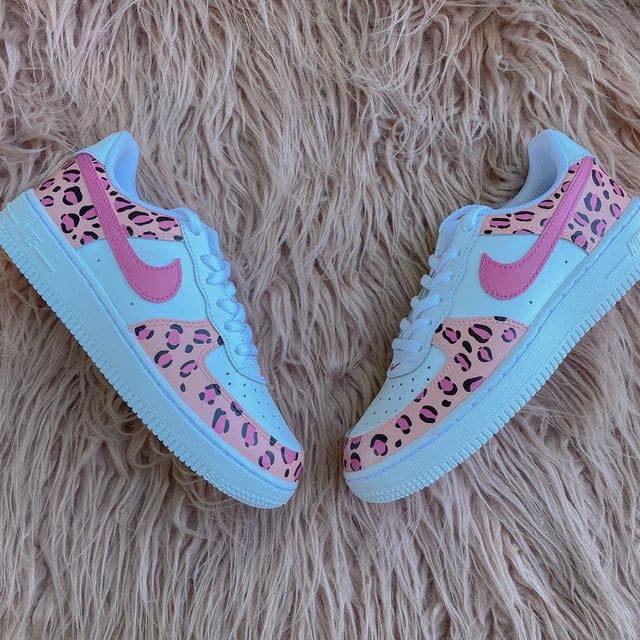 Pink Cheetah AF1’s