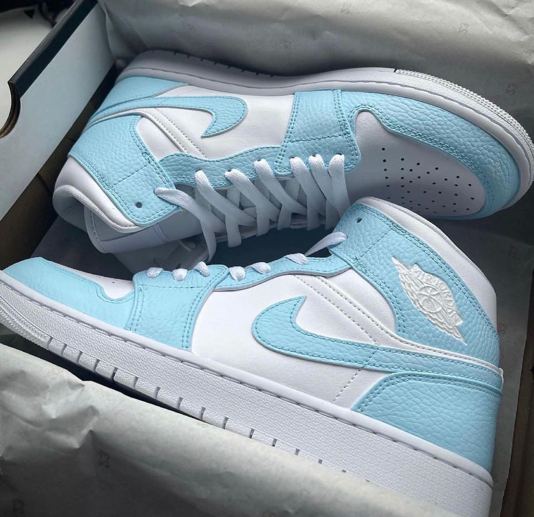 Custom Air Jordan 1 Baby Blue