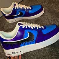 Custom Air Force 1 Blue Drip