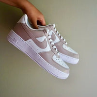 Custom Air Force 1 Beige Nike Air Force 1