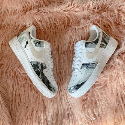 Custom HydroDipped Air Force 1s
