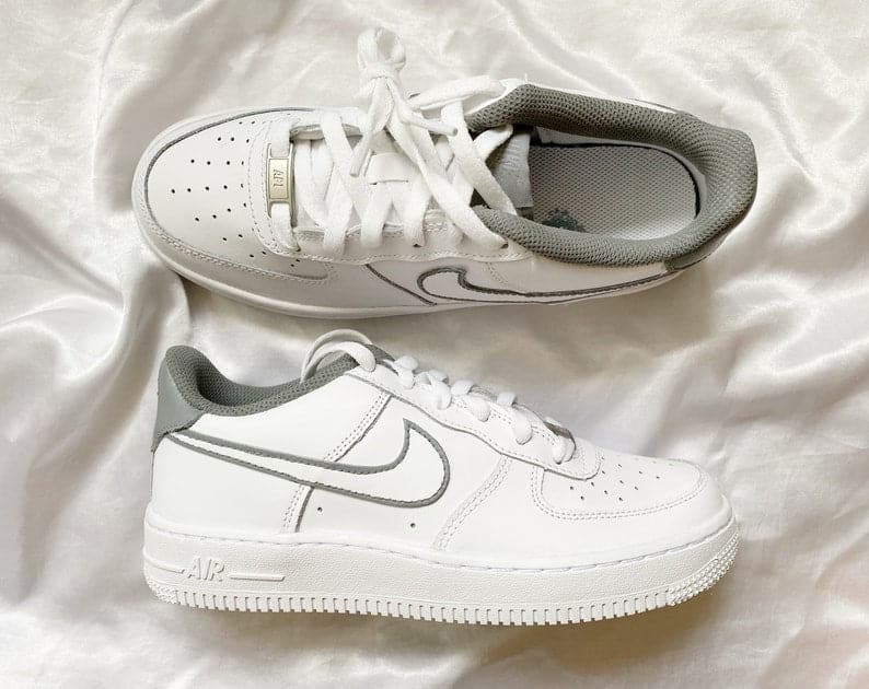 Custom Air Force 1 grey Details