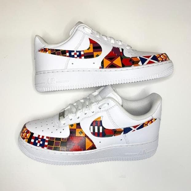 nike air force 1 with writing