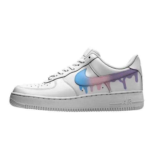 Custom Air Force 1 Dripping fade