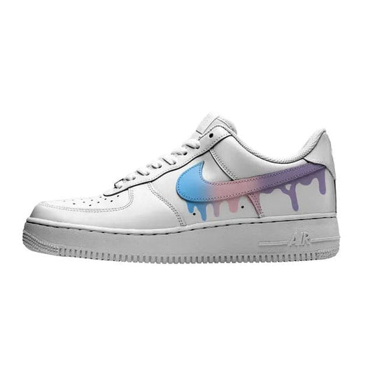 Custom Air Force 1 Dripping fade