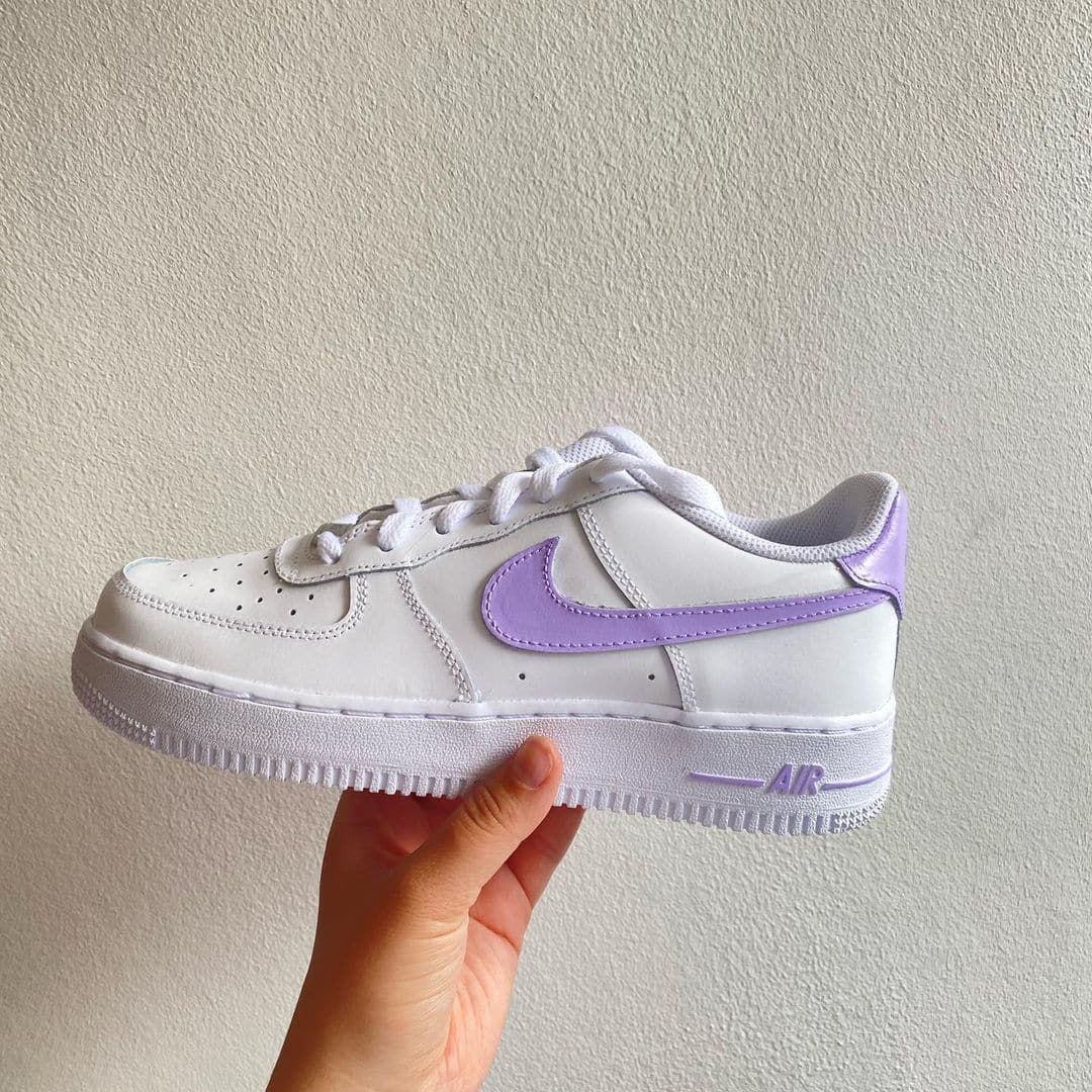Custom Air Force 1 Purple monochrome