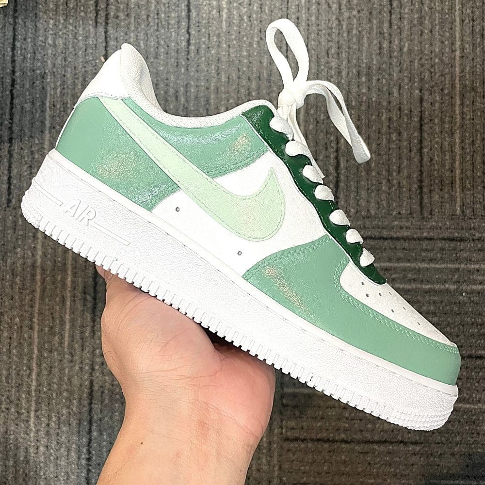 Custom Air Force 1 X olive green