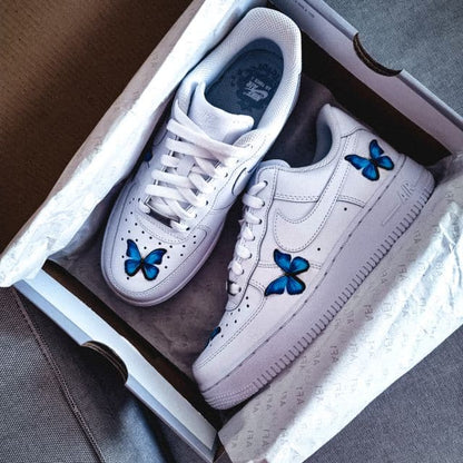 Blue Butterfly Nike Air Force 1