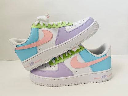 Pastels Custom Air Force 1's water Resistant