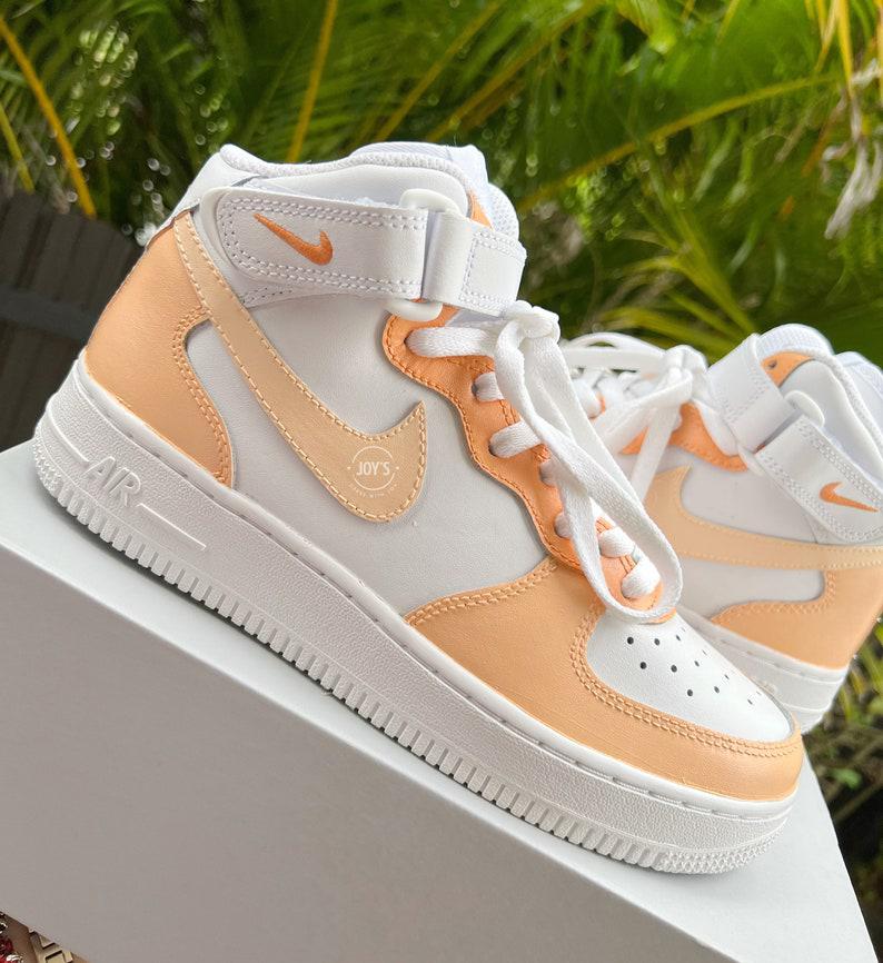 Orange Ice Cream Custom Air Force 1