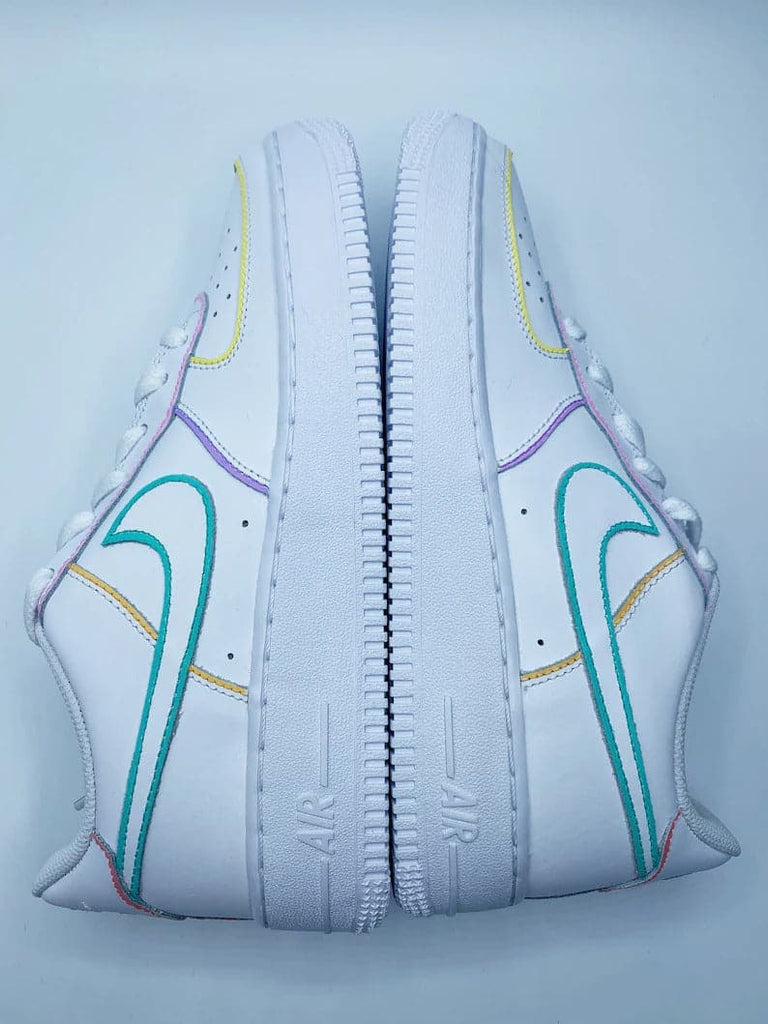 Pastel Outline Air Force 1 Water Resistant