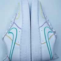 Pastel Outline Air Force 1 Water Resistant