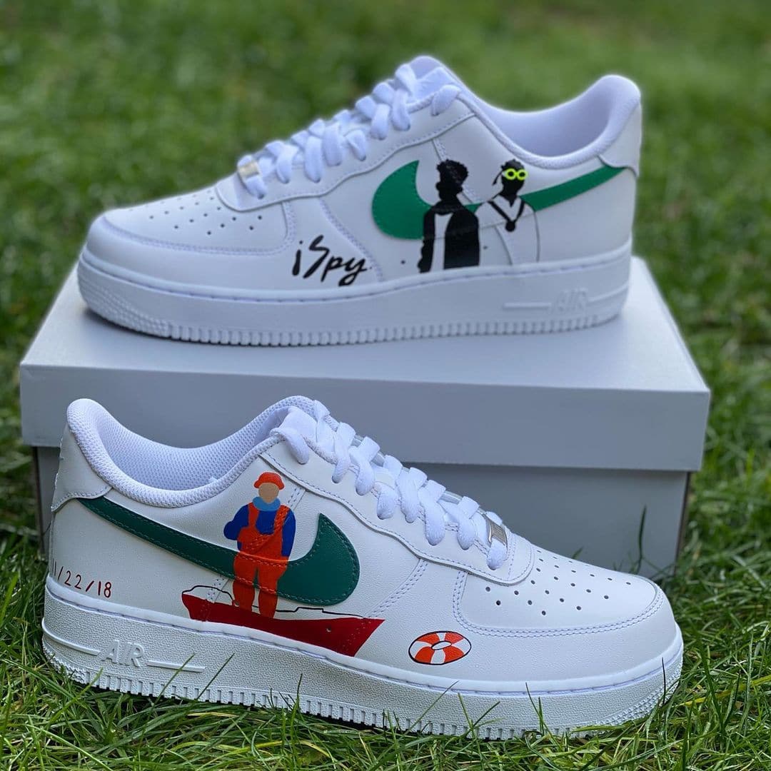 Custom Lil Boat Air Force 1’s