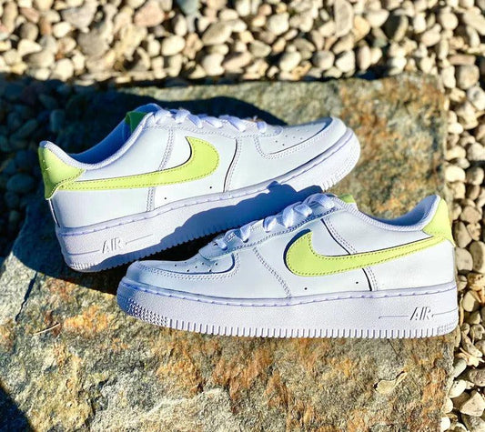 Custom Sage Nike Air Force Ones