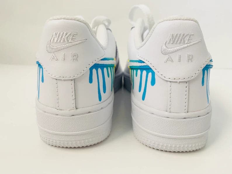 Pastel Drip Custom Air Force 1's water Resistant