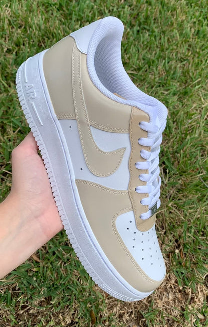 Tan Custom Air Force 1