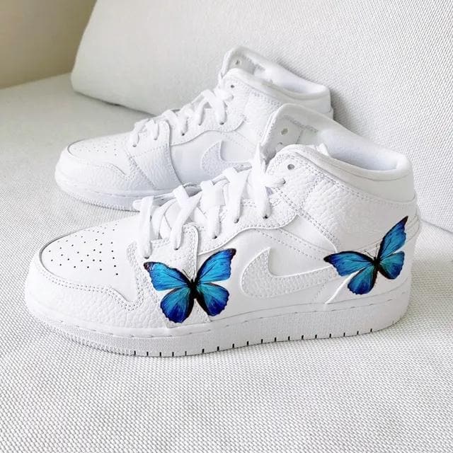 Custom Air Jordan 1 Butterflies