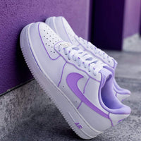 Sassy Mood Collection AF1 Lilac Purple Outline Air Force 1