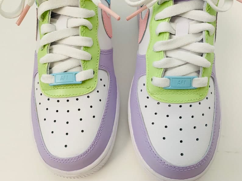 Pastels Custom Air Force 1's water Resistant