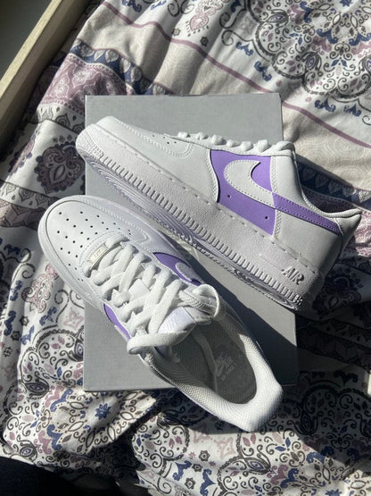 Lilac Custom Nike Air Force 1_s