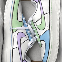 Nike Air Force 1 X Pastel Shoes With Ombré