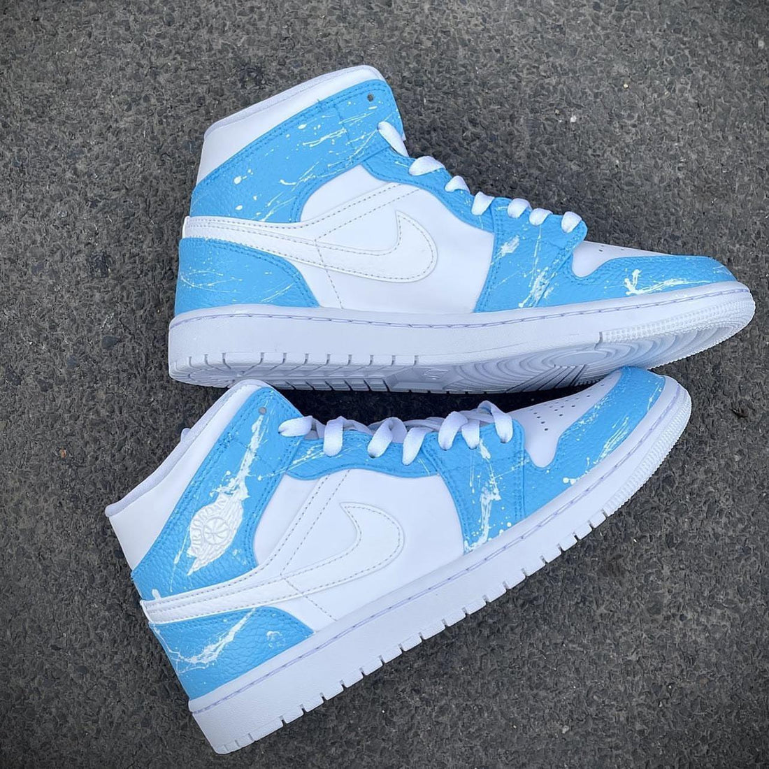 Custom Air Jordan 1 Blue Design