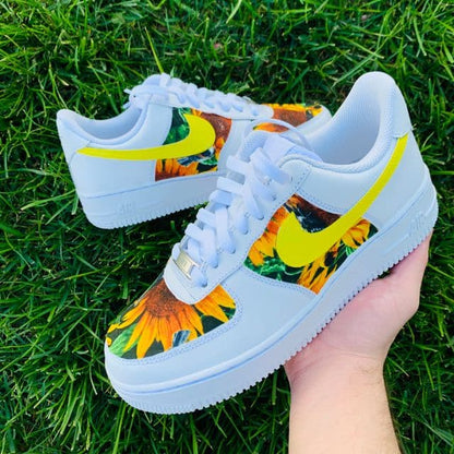 Vibrant Sunflower Air Force 1