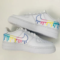 Pastel Drip Custom Air Force 1's water Resistant