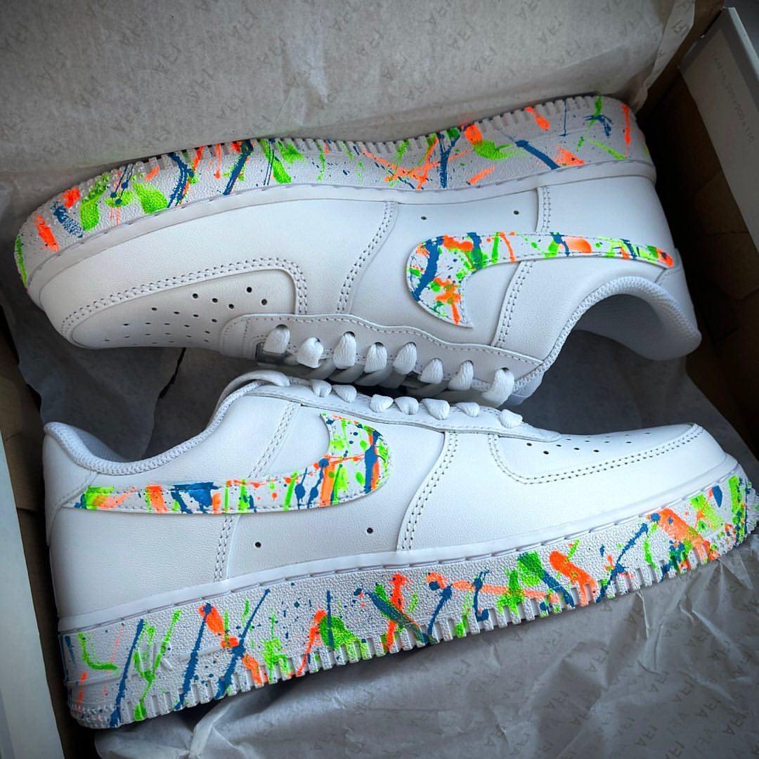 Custom Air Force 1 Color Splash