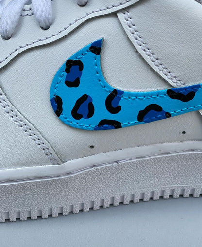 Blue Leopard Custom AF1’s