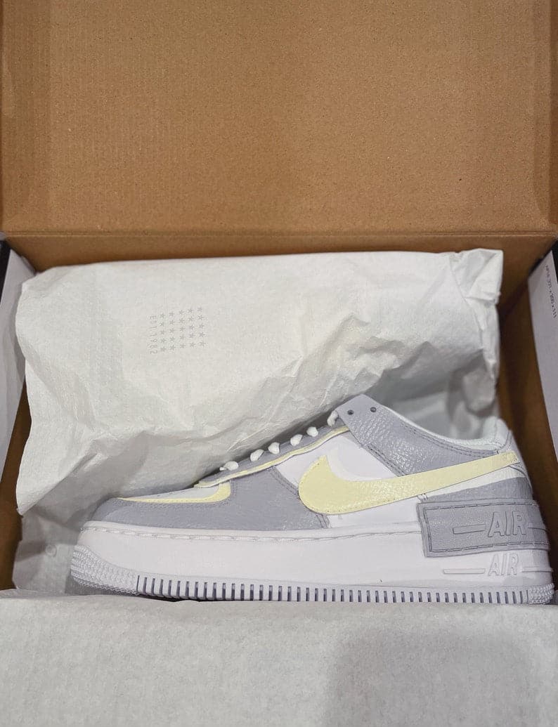 Lilac and Yellow Shadow AF1