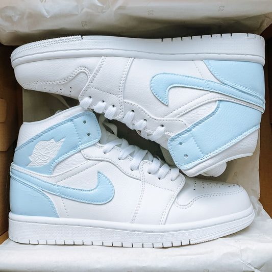 BABY BLUE DREAM AIR JORDAN 1 CUSTOM