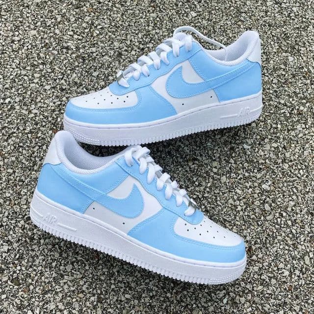 BABY BLUE AIR FORCE 1 CUSTOM