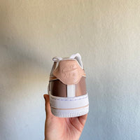 Custom Air Force 1 Nude Colour Block