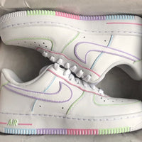 Custom Nike Air Force 1 Colorful Swoosh