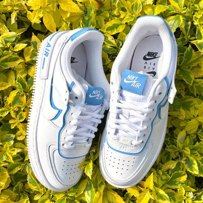 custom air force 1 shadow blue
