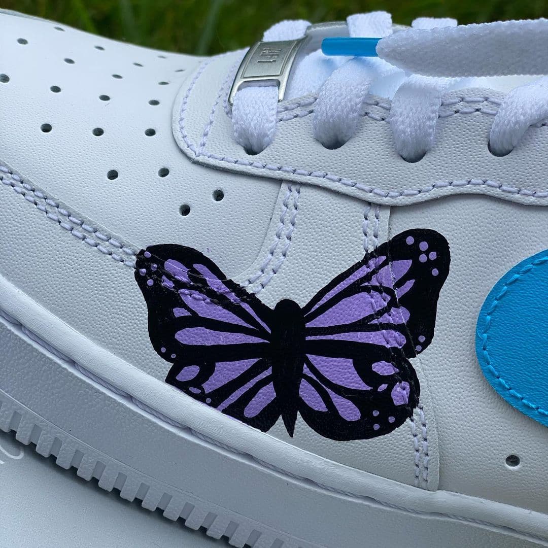 Butterfly Custom Air Force 1’s 🦋