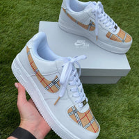 Custom Air Force 1 Burberry
