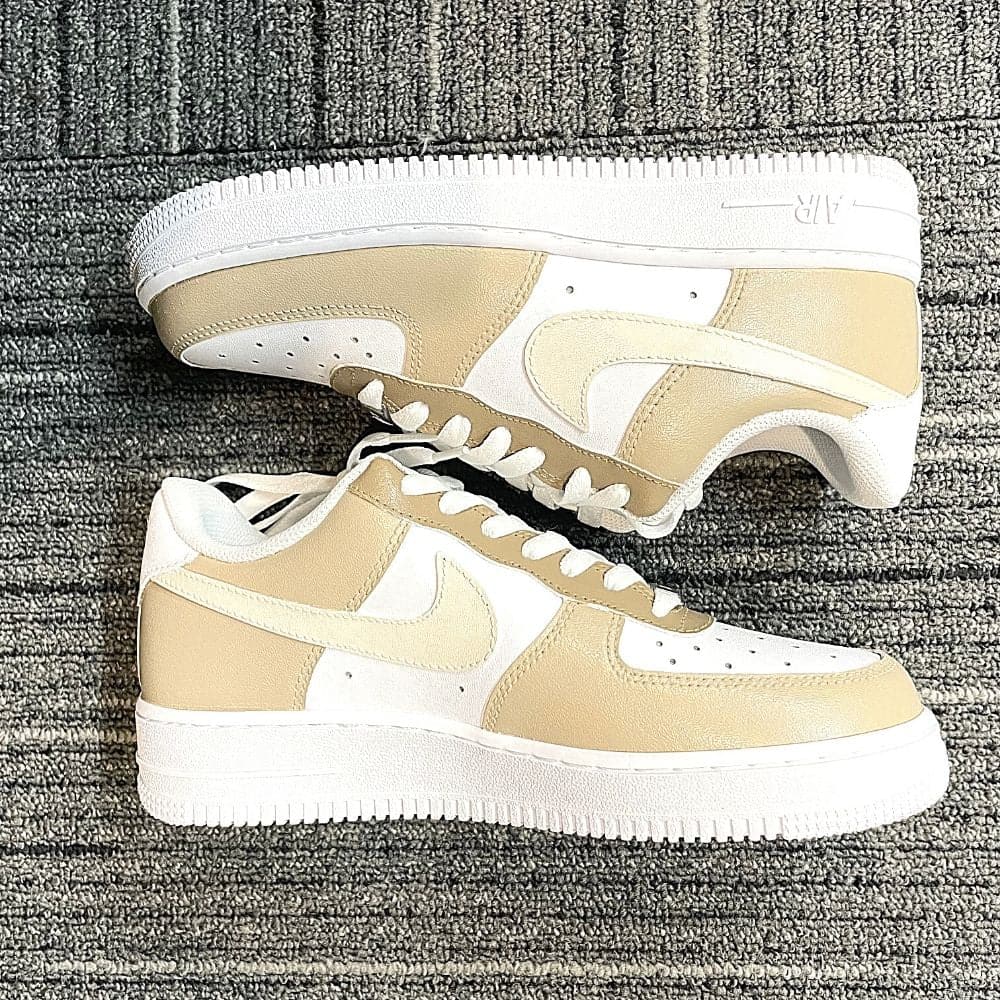 Custom Air Force 1 X Gradient beige