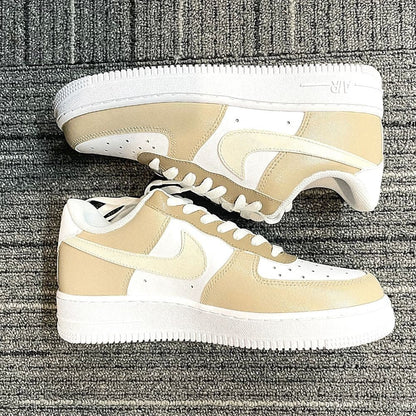 Custom Air Force 1 X Gradient beige