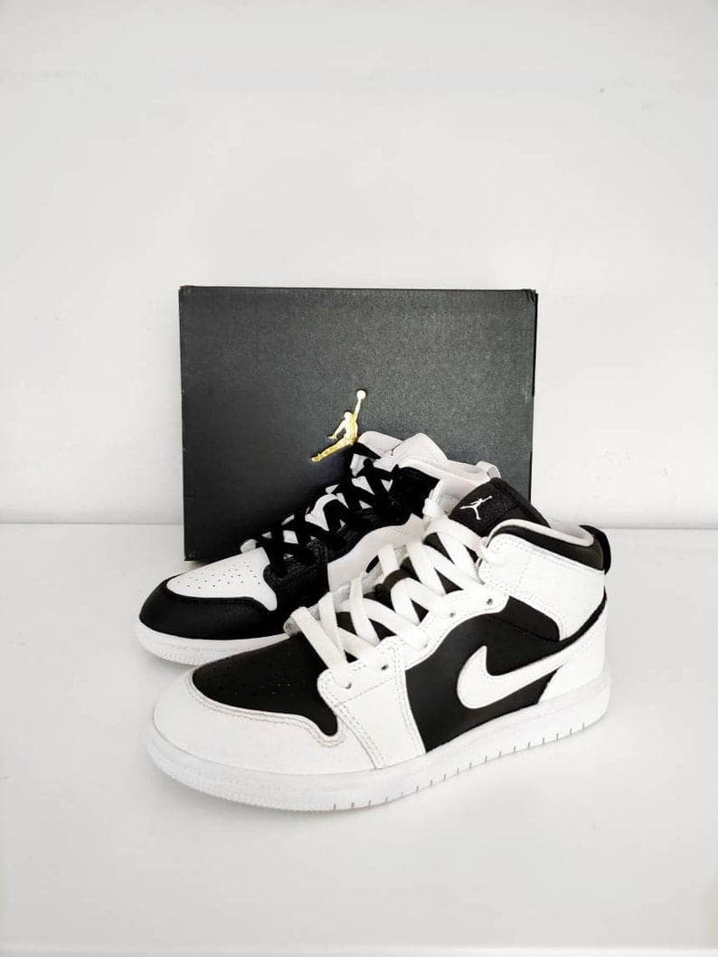 Custom Nike Air Jordan 1 Yin Yang Asymmetric
