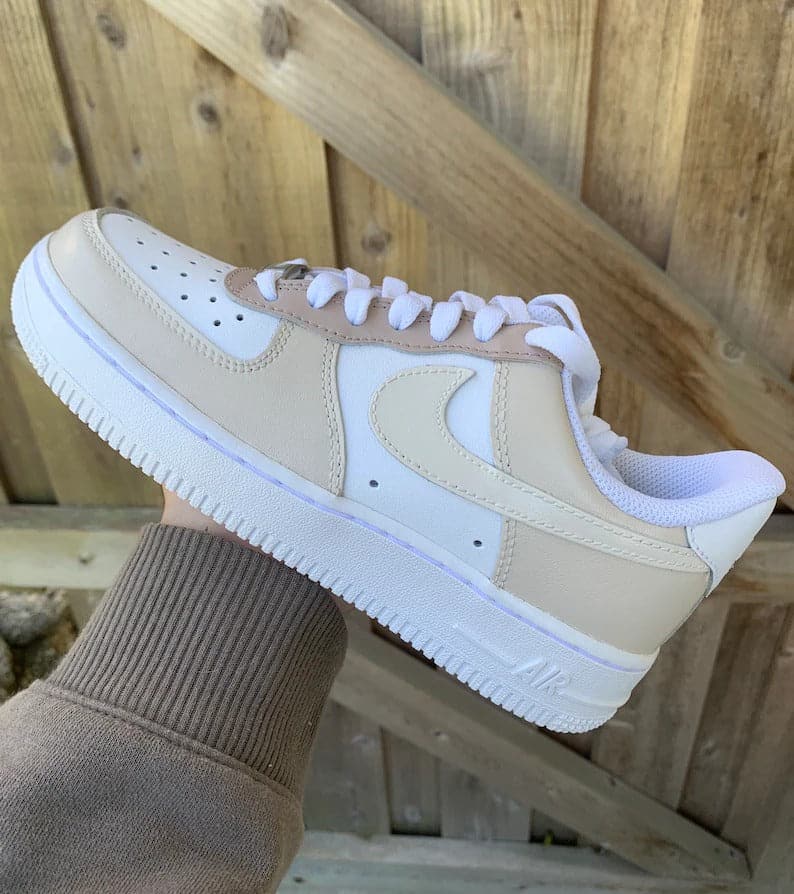 Beige Ombré Custom Air Force 1