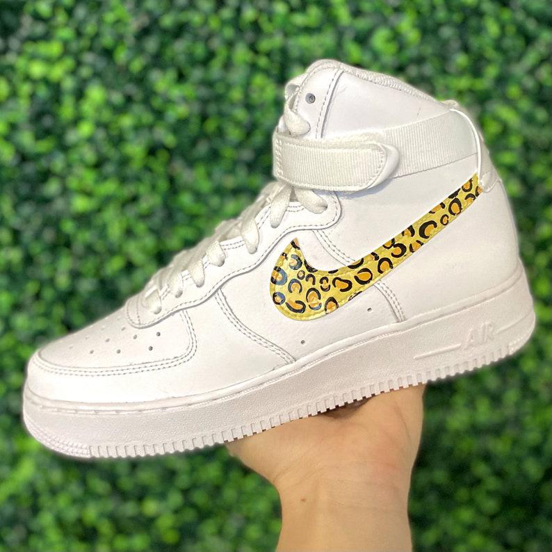 Cheetah Print Custom Air Force 1 Mid