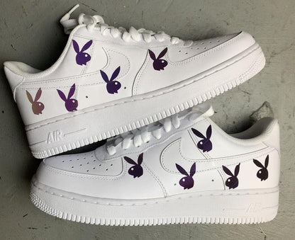 Custom Air Force 1 Rainbow Reflective Bunny