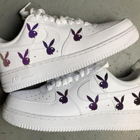 Custom Air Force 1 Rainbow Reflective Bunny
