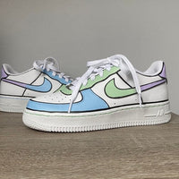 Nike Air Force 1 X Pastel Shoes With Ombré