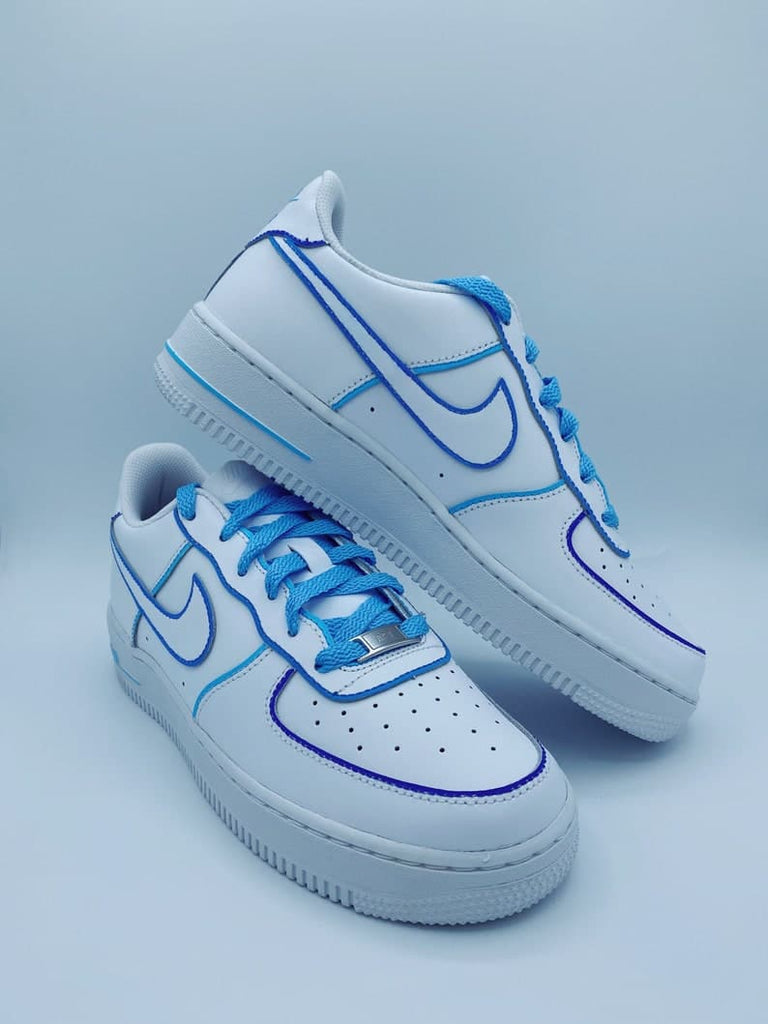 Multiple Color Outline Air Force 1 water Resistant